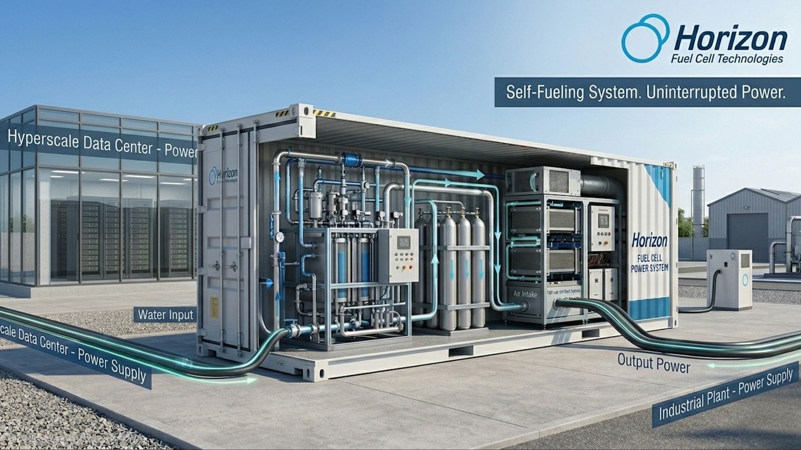 Horizon Self-Fueling Hydrogen System — Electrolyser and Fuel Cell Integrated